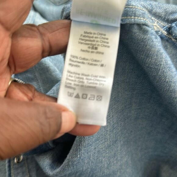 J. Crew Relaxed Fit Denim Shirt S - Picture 8 of 8